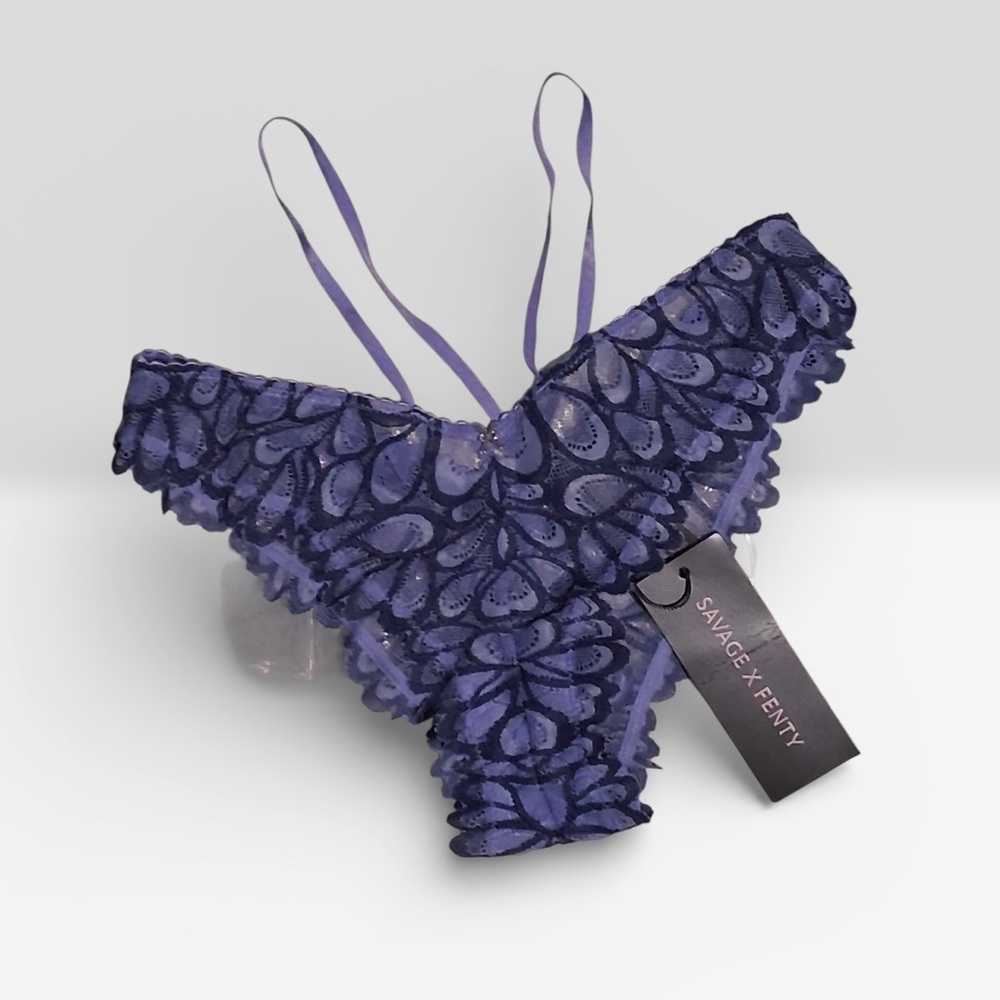 Savage X Fenty Not Sorry Brazilian Panty‎ | NWT Strappy Back Panty | Size Small